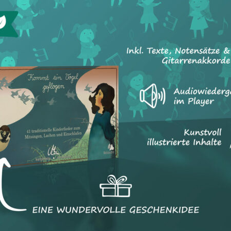 <p style="line-height: 1.2;">Kommt ein Vogel geflogen | Liederbuch mit 41 klassischen Kinderliedern</p><p style="font-size: 90%;"><i>Lisa Fissler</i></p> – Bild 4